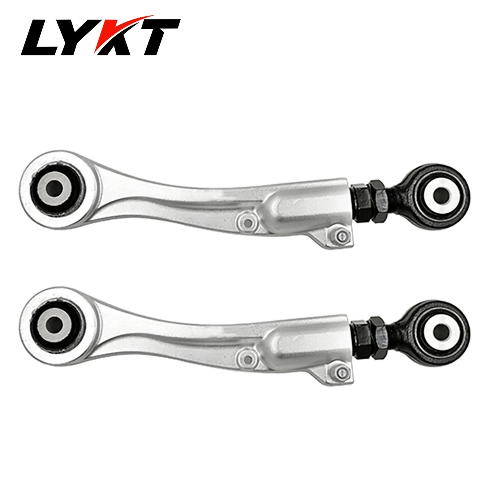 LYKT 2pcs Alignment Rear Adjustable Toe Arms Kit For Tesla Model X、Model S