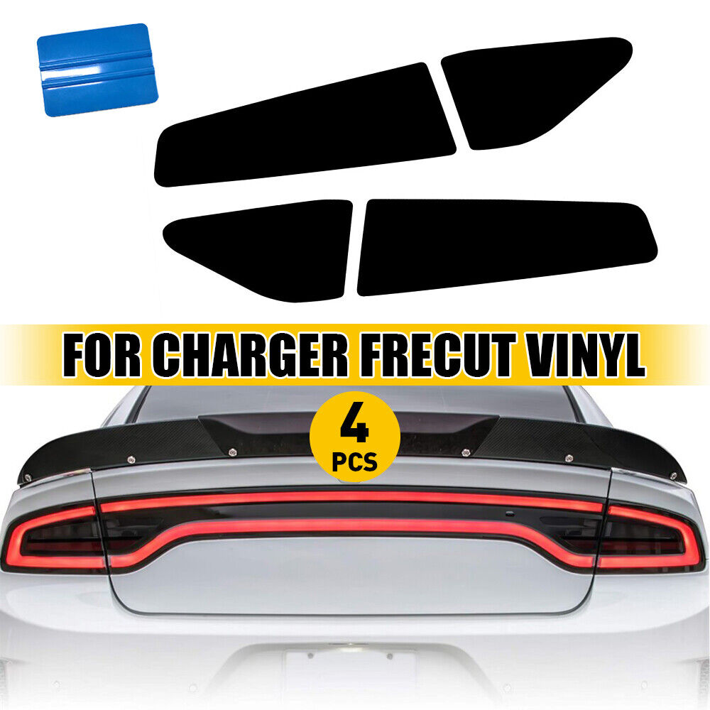 Smoked Head Light Fits 2015-2021 Dodge Charger Precut Tint Vinyl Overlay