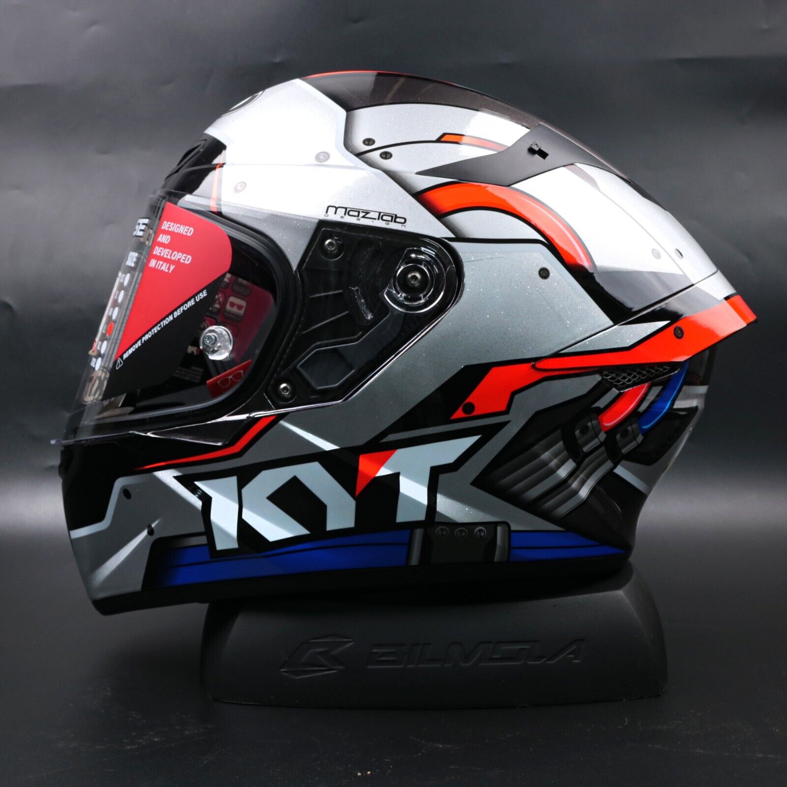 Motorcycle helmet KYT TT-COURSE SPACE MONKEY RATTHAPARK REP 2022