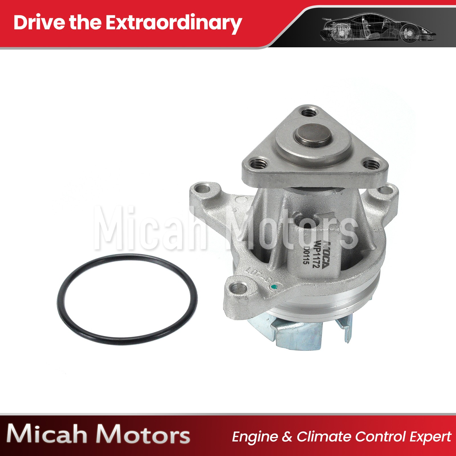 Engine Water Pump for Ford Focus Fusion Escape Jaguar Mazda Mercury Lincoln