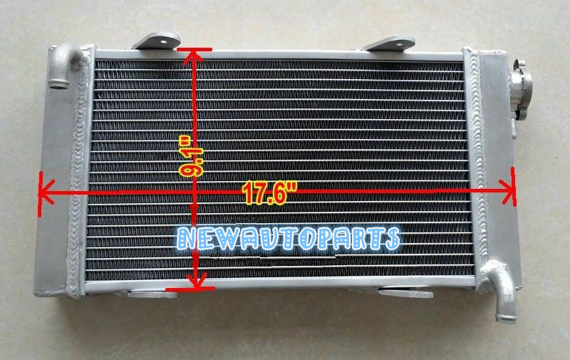 New 52MM Full Aluminum Radiator For Go Kart go-kart karting 17.6