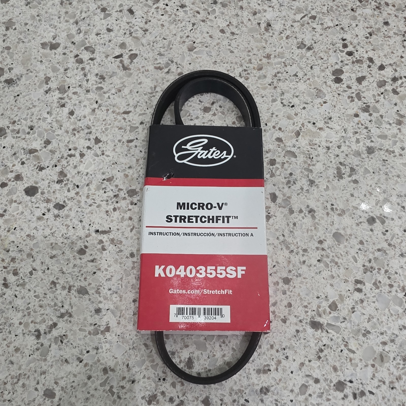 Serpentine Belt - Premium OE Stretch Fit Micro-V Belt Gates K040355SF Serpentine Belt - Premium OE Stretch Fit Micro-V Belt Gates K040355SF