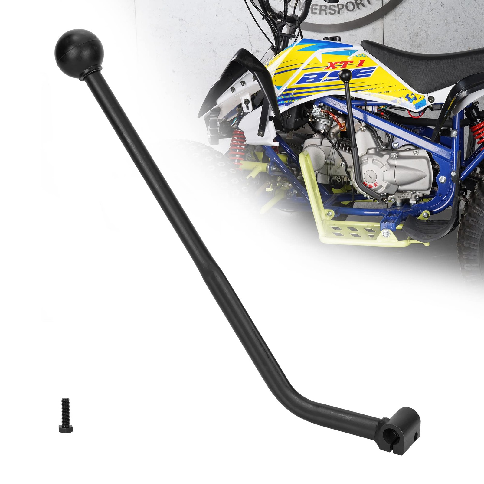 135 Degree Universal ATV Hand Gear Shifter Shift Lever - Black - 1 PACK 135 Degree Universal ATV Hand Gear Shifter Shift Lever - Black - 1 PACK