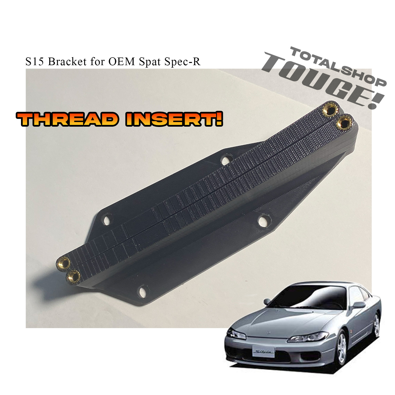 Nissan Silvia S15 OEM Spat Bracket Spec R Rear Valance ABS/ASA