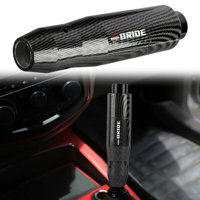 Universal BRIDE Carbon Aluminum Automatic Stick Gear Shift Knob Lever Shifter Universal BRIDE Carbon Aluminum Automatic Stick Gear Shift Knob Lever Shifter