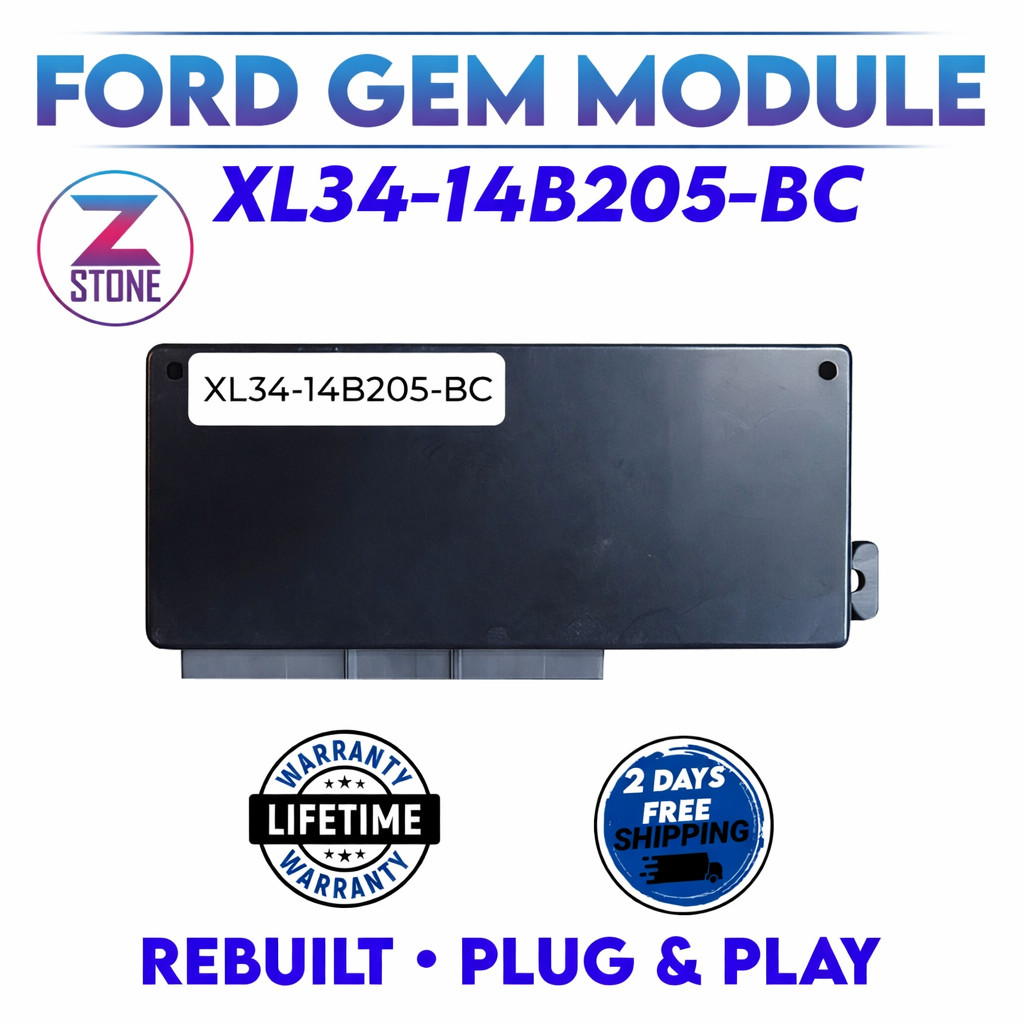 Rebuilt 1999-2003 FORD F150 F250 4WD PICKUP GEM MODULE  XL34-14B205-BC