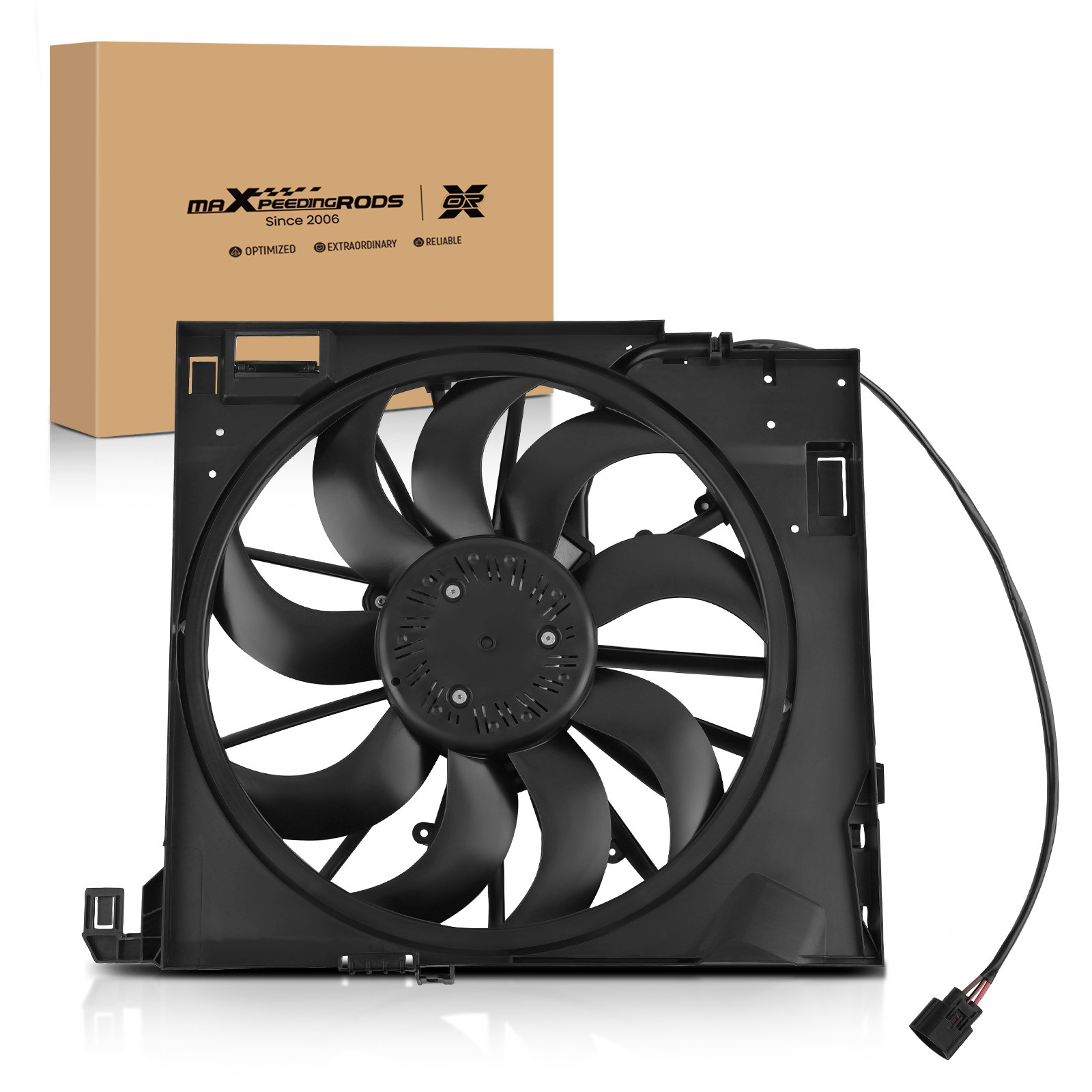 Radiator Cooling Fan Assembly for Jaguar XFR-S/XJ/XJR/XKR-S 2010-2019 C2D38737 Radiator Cooling Fan Assembly for Jaguar XFR-S/XJ/XJR/XKR-S 2010-2019 C2D38737