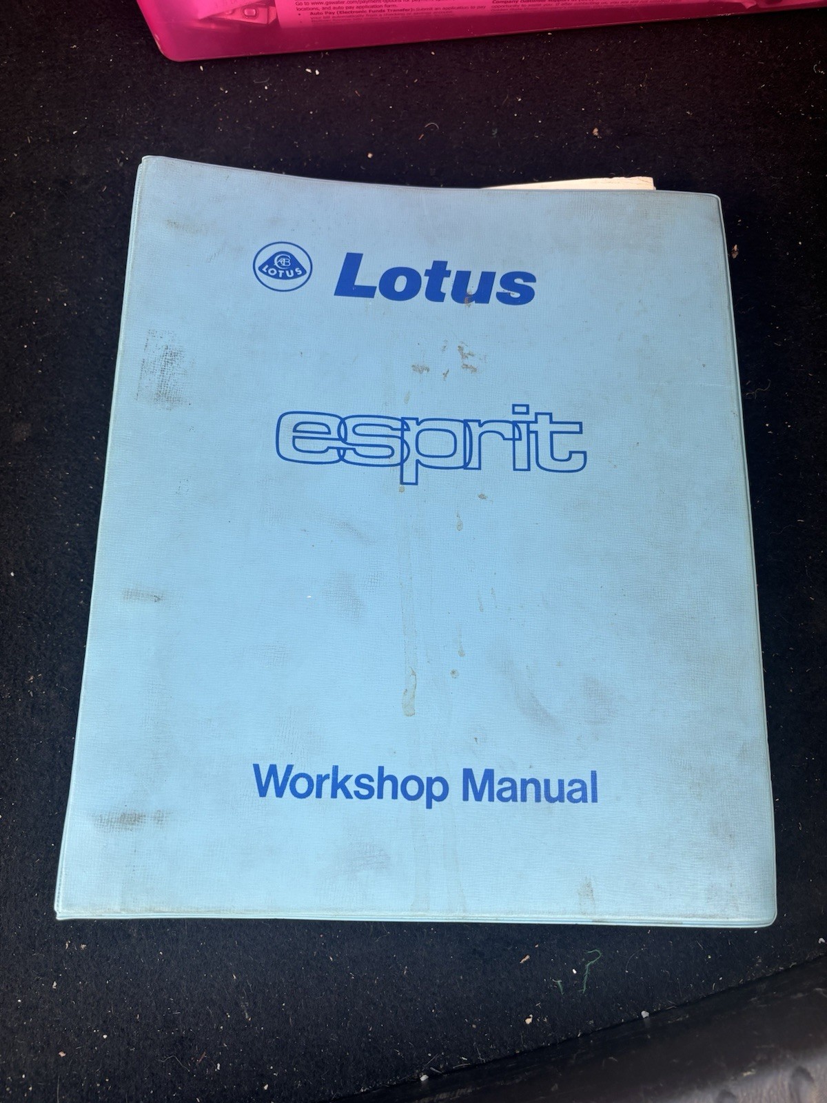 Lotus Esprit Workshop Manual Lotus Esprit All Models Vintage 1979