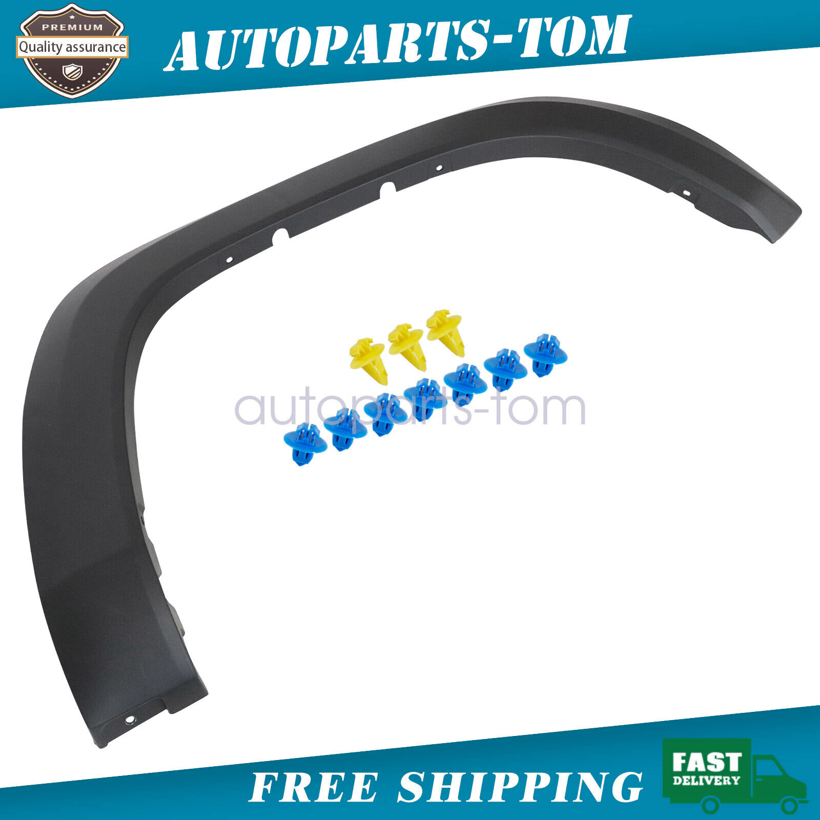 Rear Right Fender Flare Trim Black 7587304900 For Toyota Tacoma 2016-2021 New