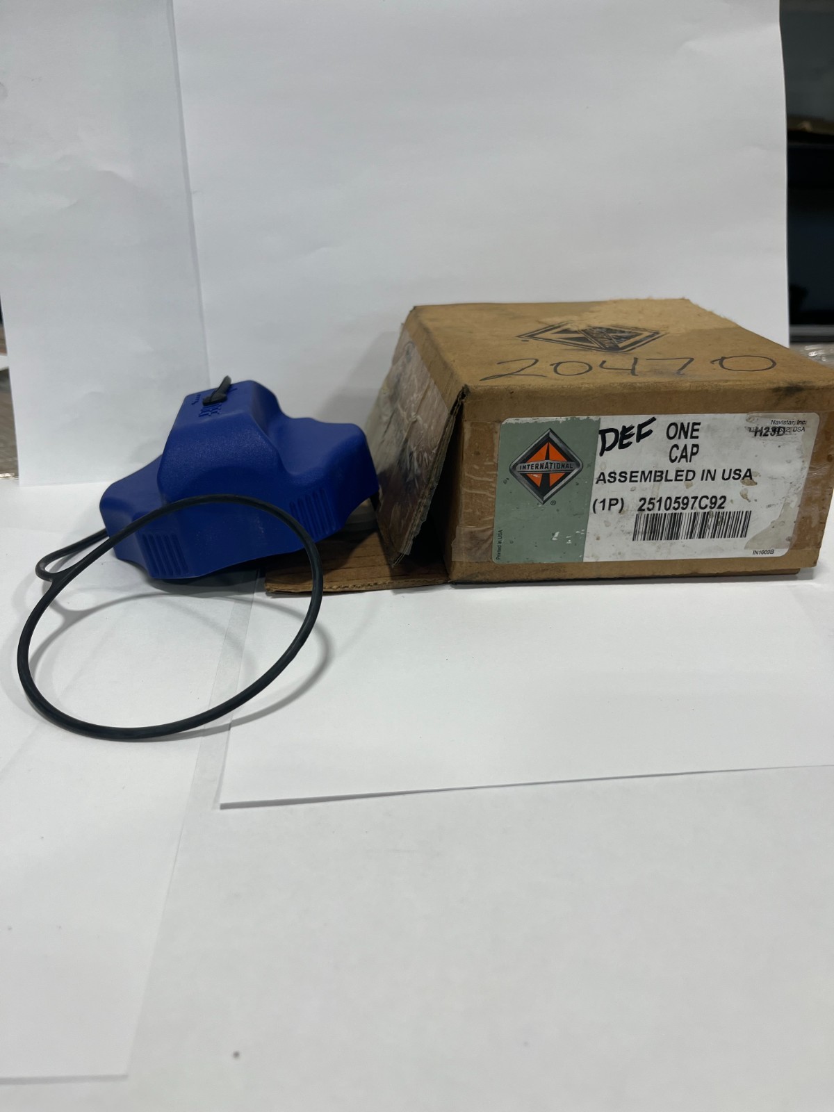 Brand New Genuine Navistar International DEF Tank Filler Cap with Tether