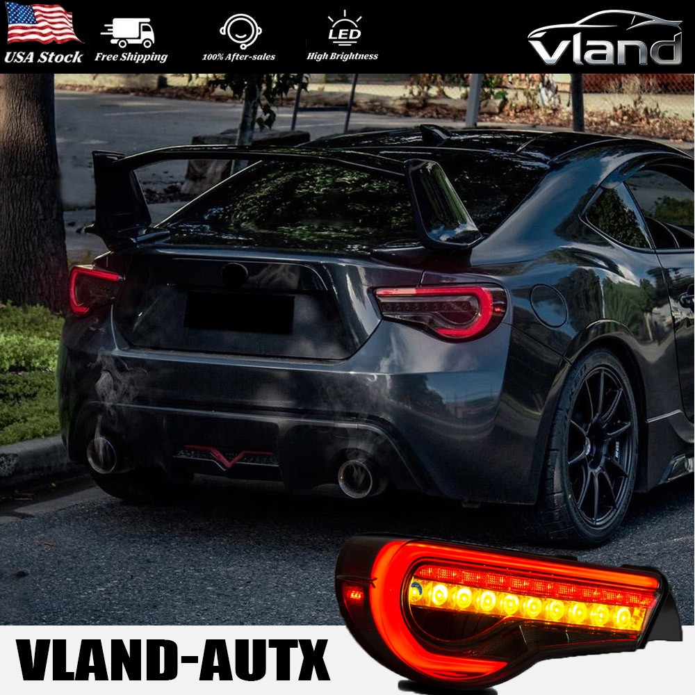 (Upgraded) FULL LED Red Tail lights For 2012-2020 Subaru BRZ Toyota 86 FR-S Pair (Upgraded) FULL LED Red Tail lights For 2012-2020 Subaru BRZ Toyota 86 FR-S Pair