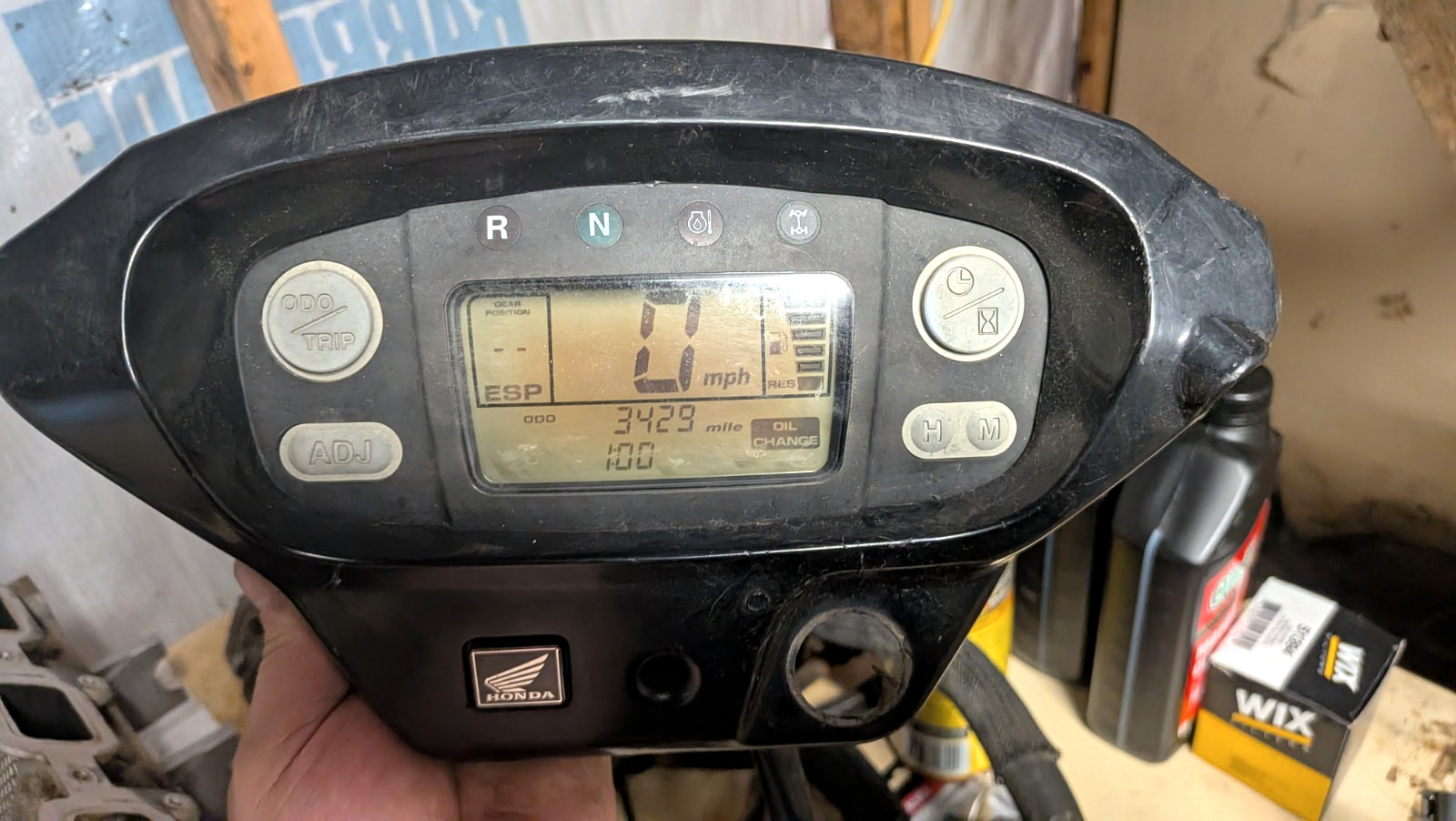 2003 - 2005 Honda Rincon 650 Speedometer Dash TRX650FA 37200-HN8-003 2003 - 2005 Honda Rincon 650 Speedometer Dash TRX650FA 37200-HN8-003