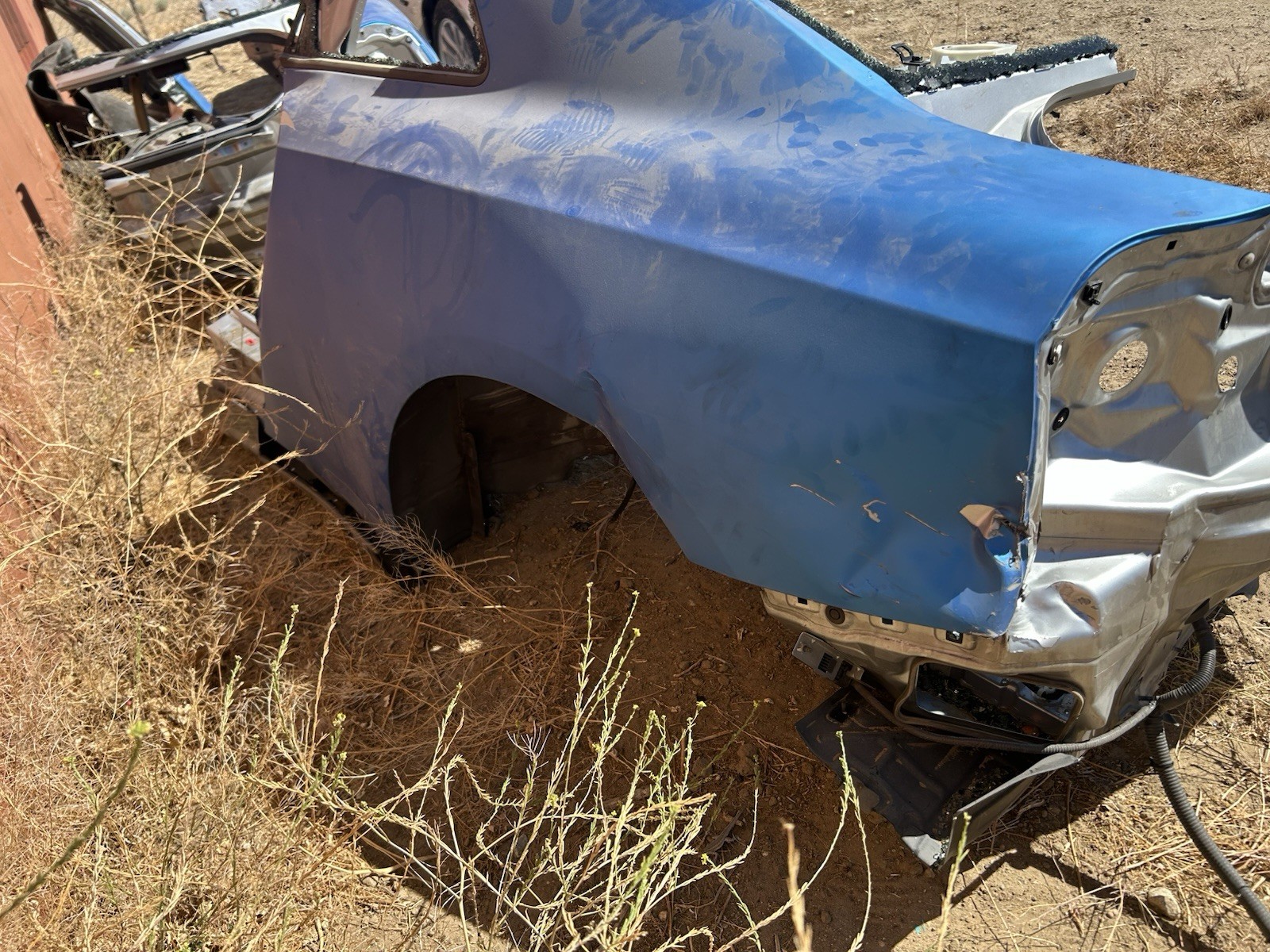 2009-2016 NISSAN GTR R35 LH LEFT REAR QUARTER PANEL *STRUCTURE CUT* OEM