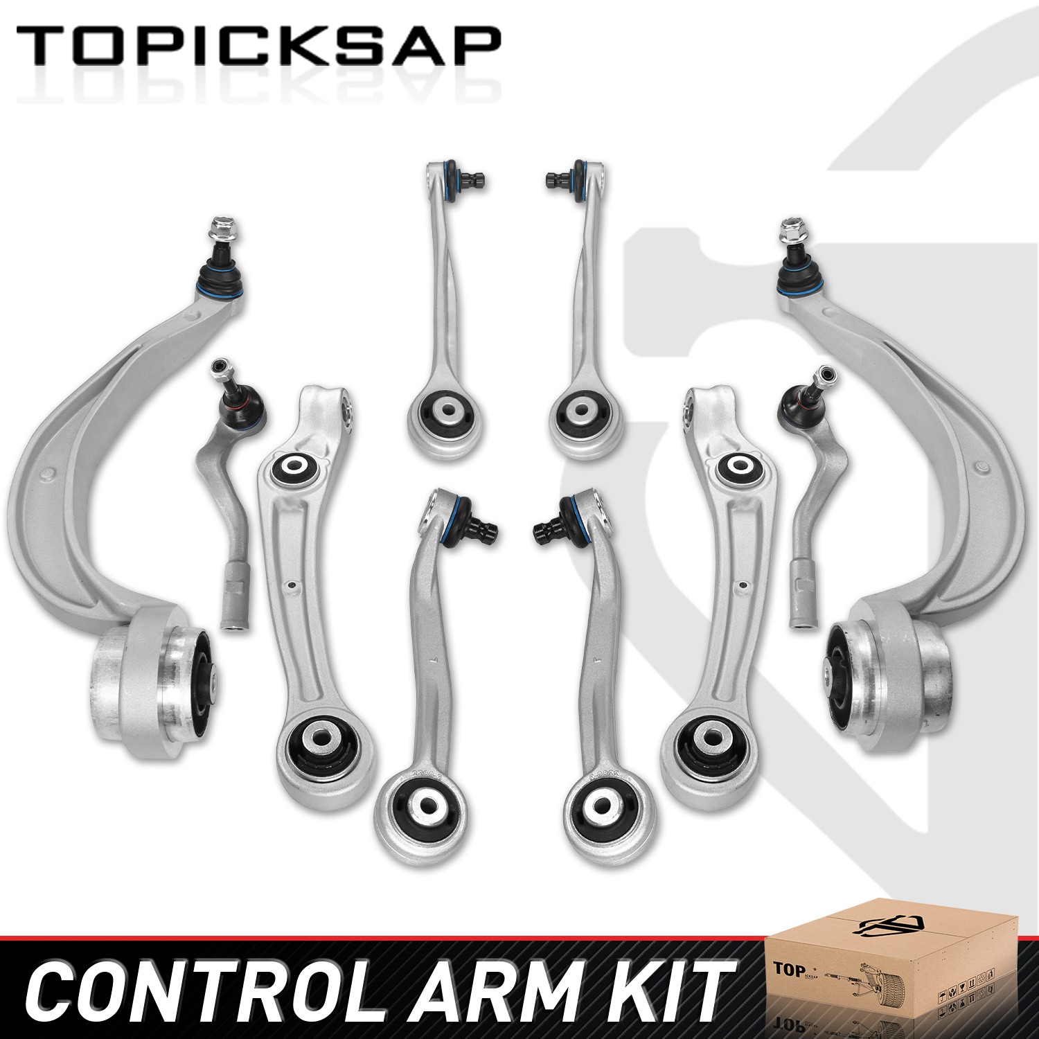 10pcs Front Control Arms Sway Bar Assembly Kits For Audi 2012-15 A4 A5 S4 S5 Q5 10pcs Front Control Arms Sway Bar Assembly Kits For Audi 2012-15 A4 A5 S4 S5 Q5