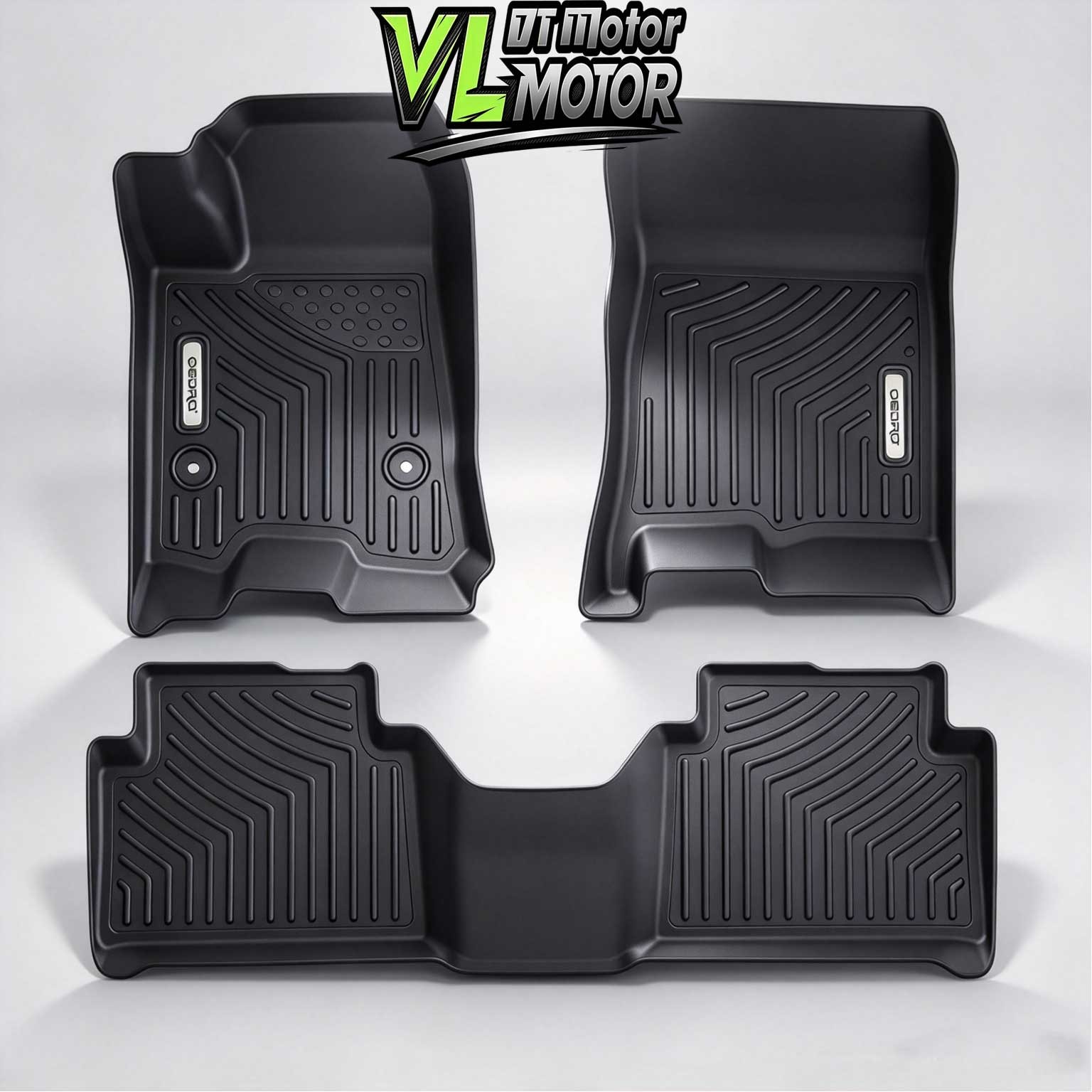 All-Weather For 2023-2026 Chevy Colorado/GMC Canyon OEDRO Floor Mats TPE Liners