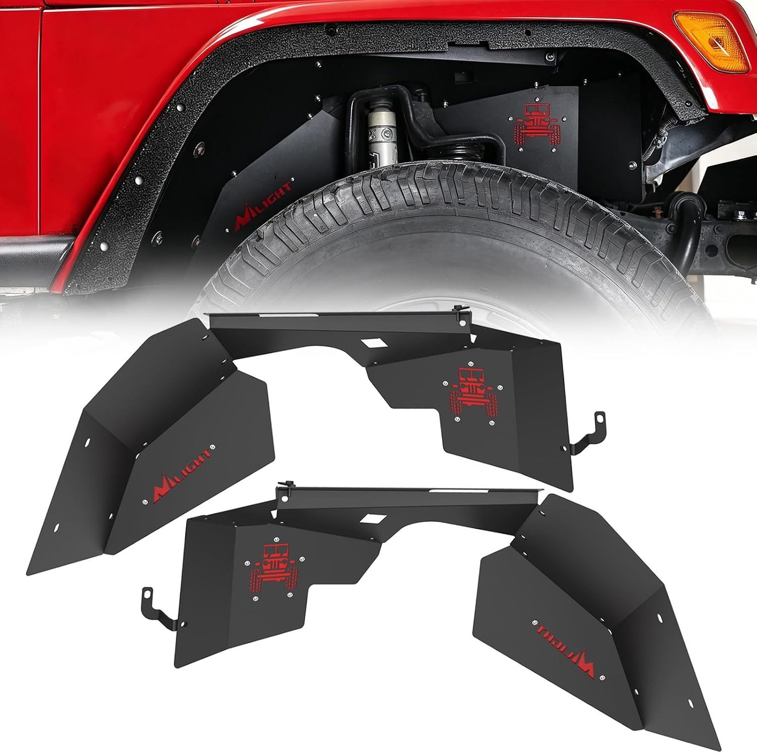 TJ Front Inner Fender Liners 1997-2006 Jeep Wrangler TJ & LJ 2PCS TJ Front Inner Fender Liners 1997-2006 Jeep Wrangler TJ & LJ 2PCS
