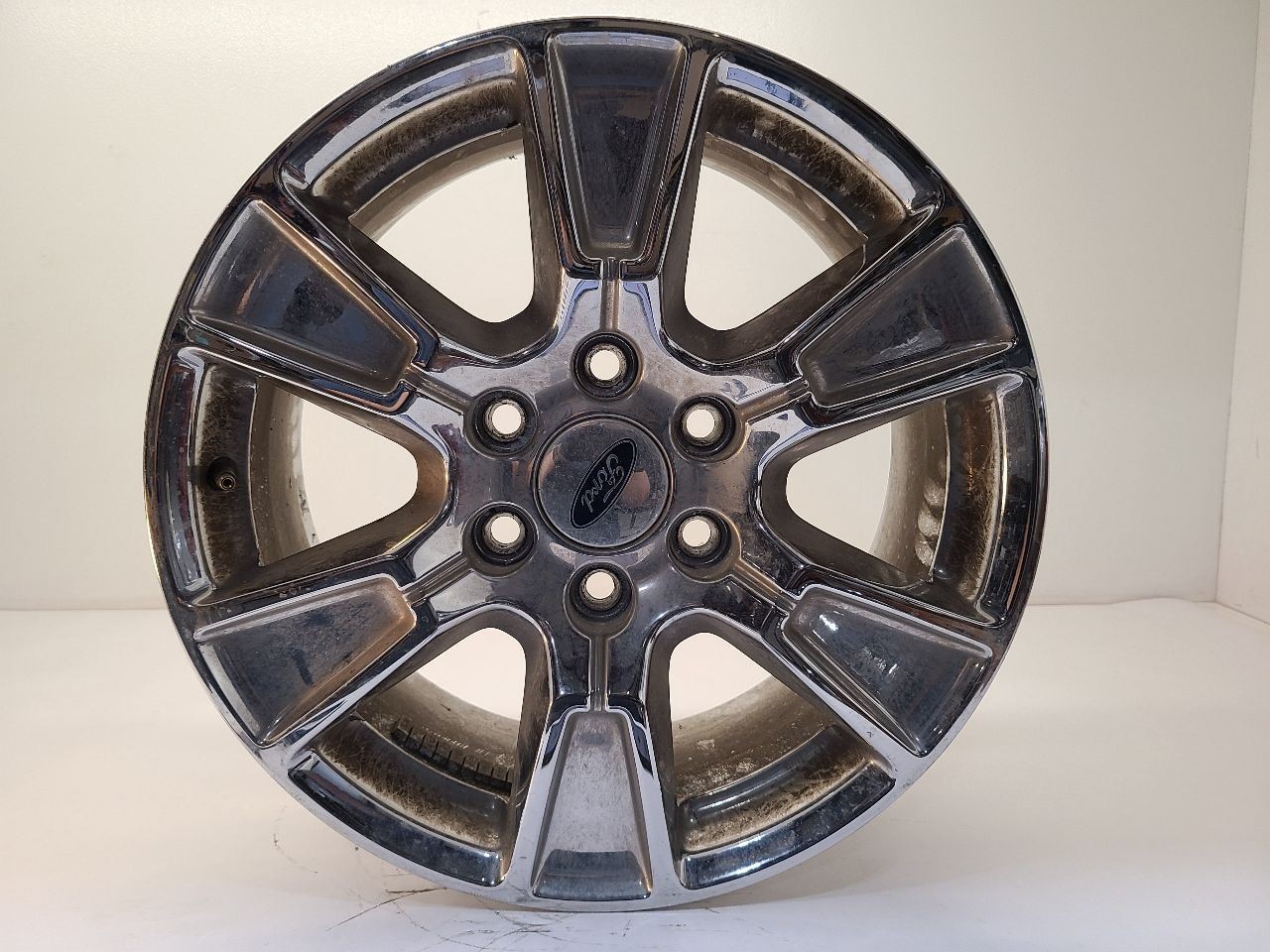 2015 2016 2017 FORD F150 PICKUP Wheel 18x7-1/2 Aluminum 6 Spoke Chrome