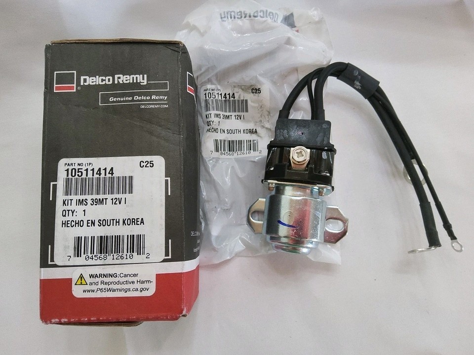 OEM DELCO REMY 39MT 12V IMS Kit 10511414 STARTER SOLENOID RELAY