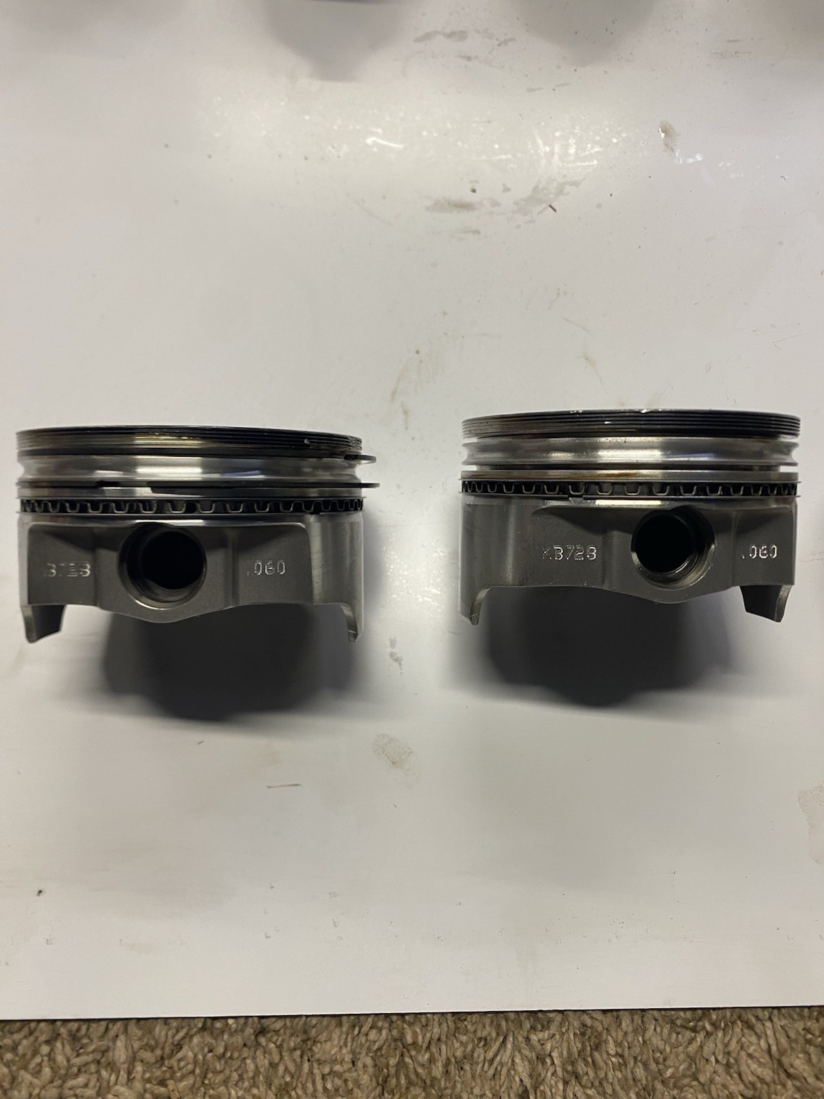 Keith Black Forged Stroker Pistons KB728.060 7 Pistons 1 Ross Piston 3.750 5.7