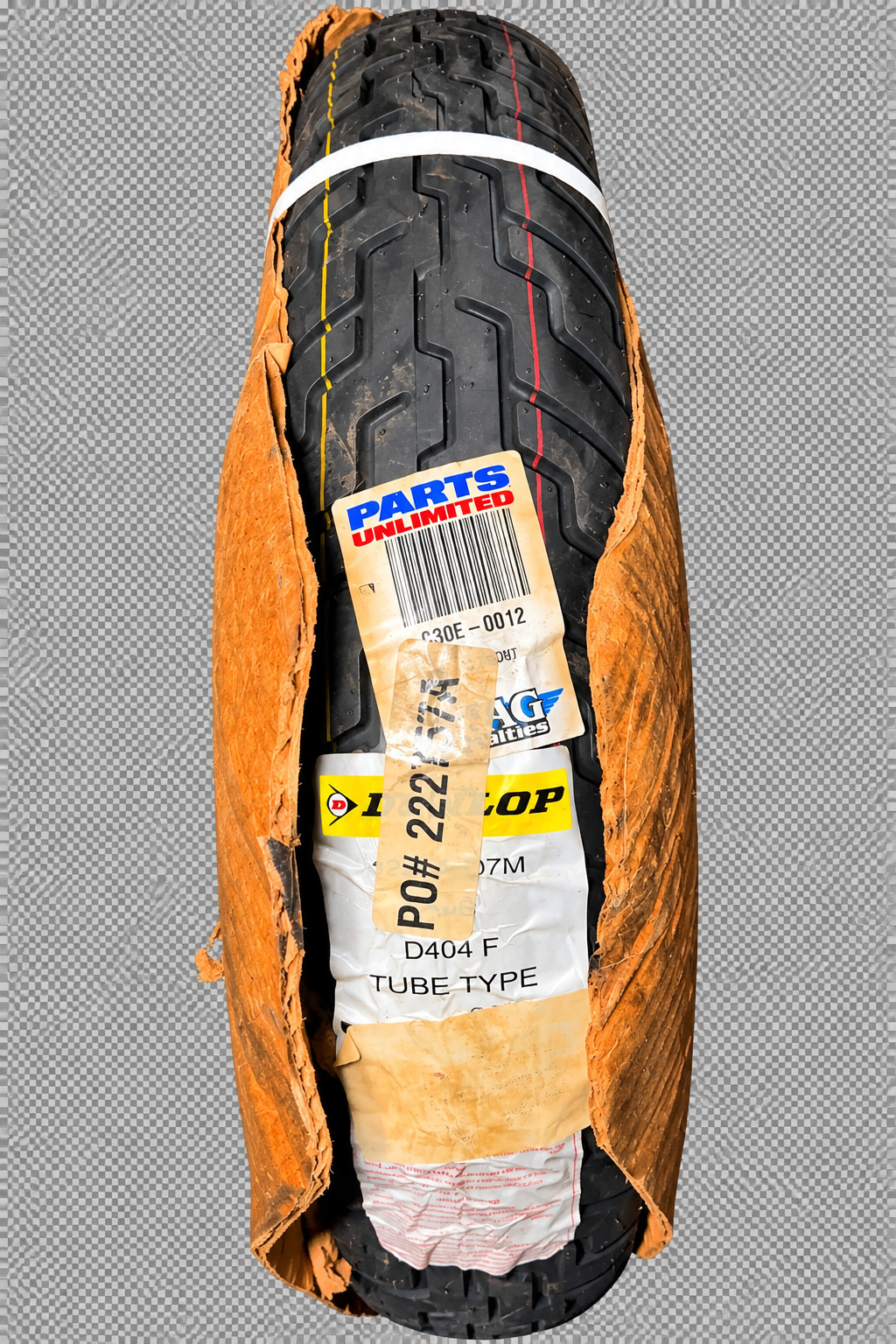 Dunlop D404F Motorcycle Front Tire Tube Type - Single Tire Dunlop D404F Motorcycle Front Tire Tube Type - Single Tire