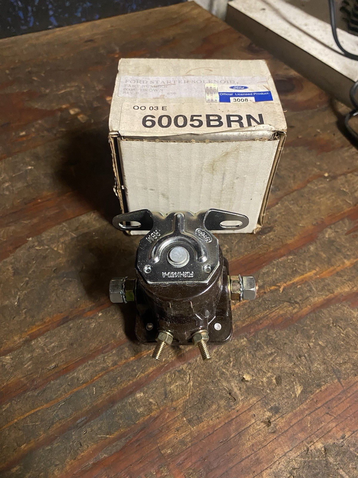 NOS OEM 1960-65 Galaxie 62-64 Fairline 60-64 Falcon Starter Solenoid 6005BN NOS OEM 1960-65 Galaxie 62-64 Fairline 60-64 Falcon Starter Solenoid 6005BN