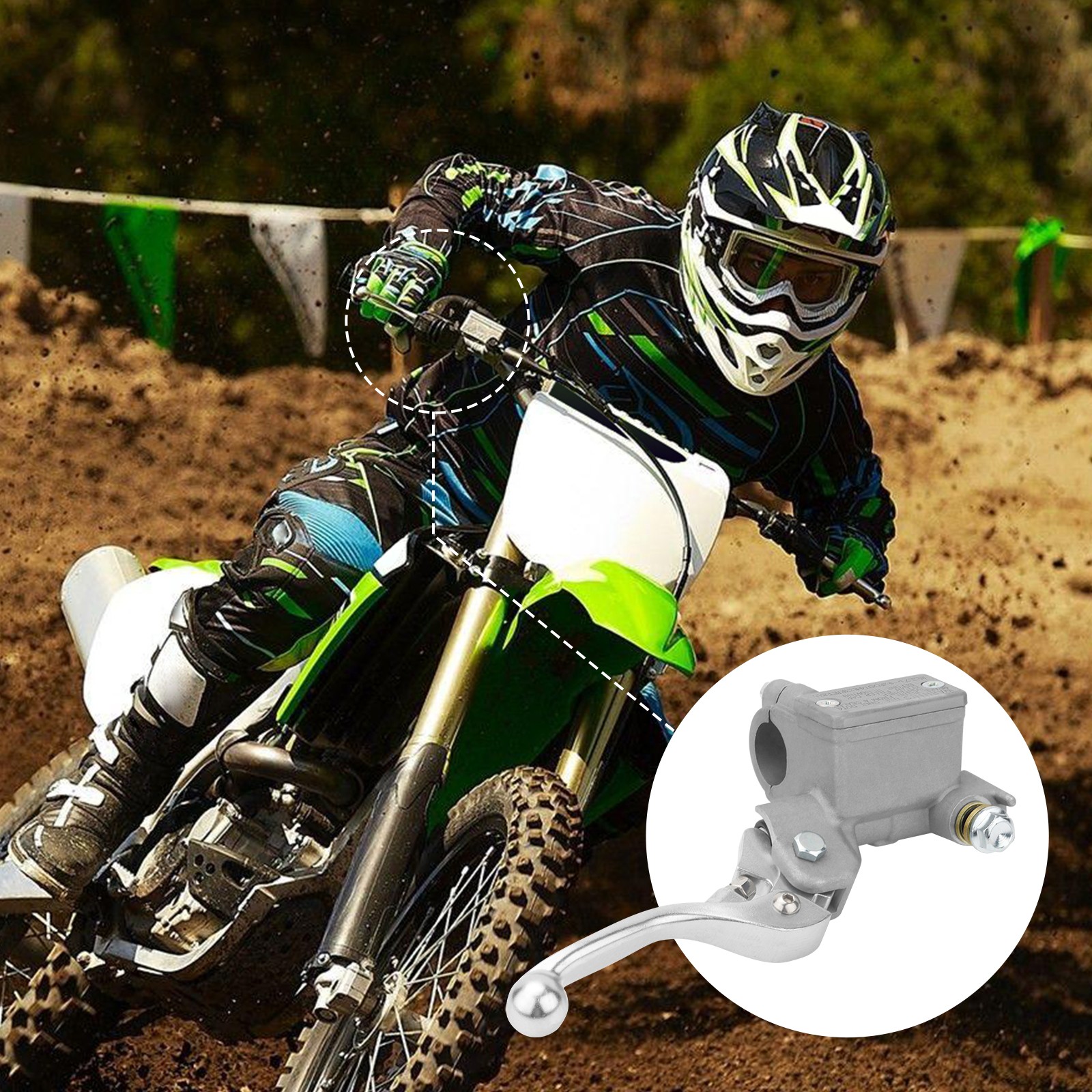 Motorcycle Front Brake Master Cylinder Assembly For Kawasaki KX85 KX250 KX250F