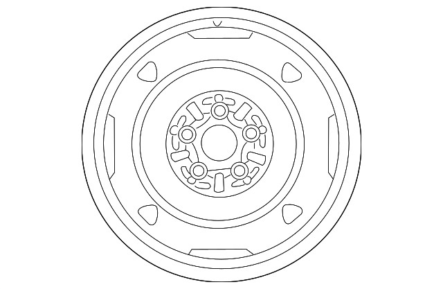 Genuine Toyota Spare Tire 42611-47631
