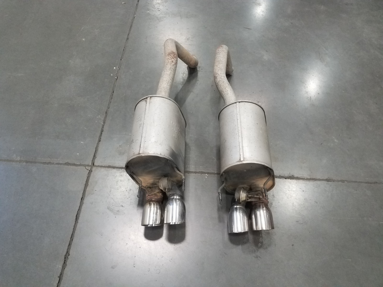2008 Chevy Corvette C6 NPP Muffler Set / Tips / Pipes #6929 LL7