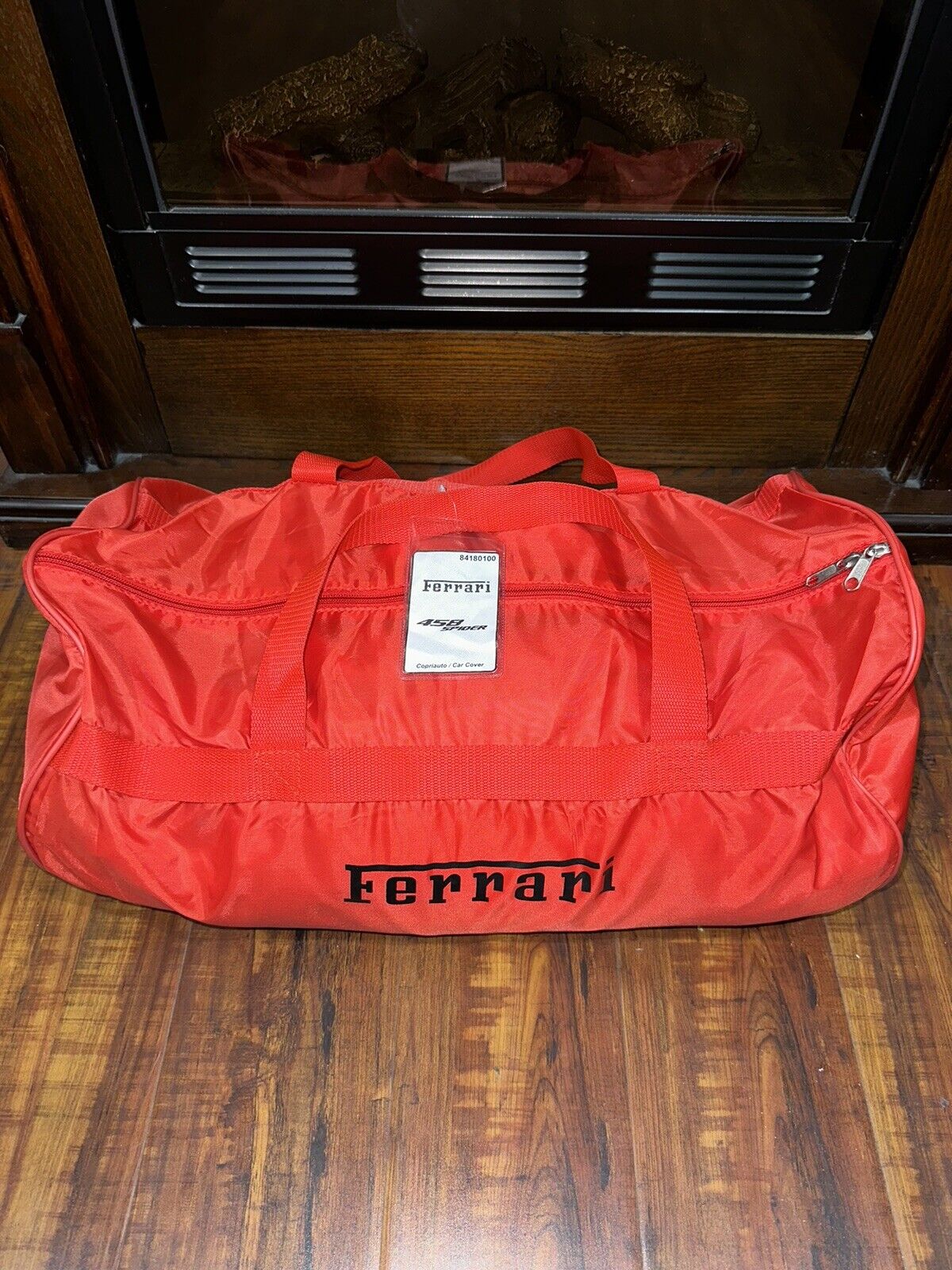 Ferrari 458 Spider Indoor Red Genuine OEM Car Cover with Bag 84180100 *NEW*