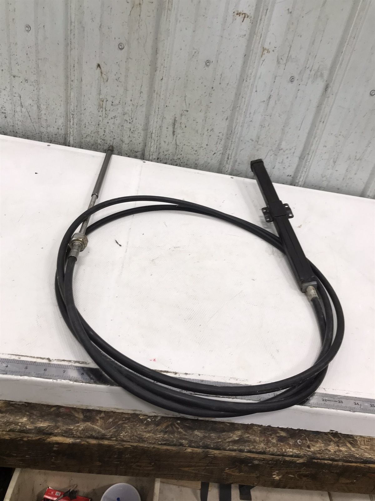 92 Bayliner Ciera Teleflex steering control cable marine boat helm rack