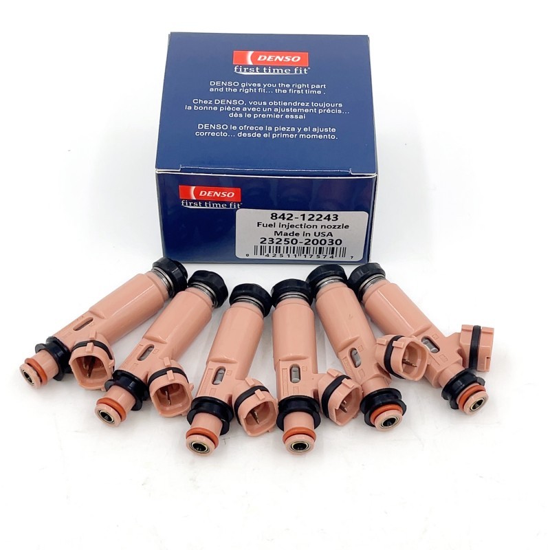 6PCS Denso NEW Fuel Injectors for 2002-08 Lexus Toyota 3.0L 3.3L V6 23250-20030