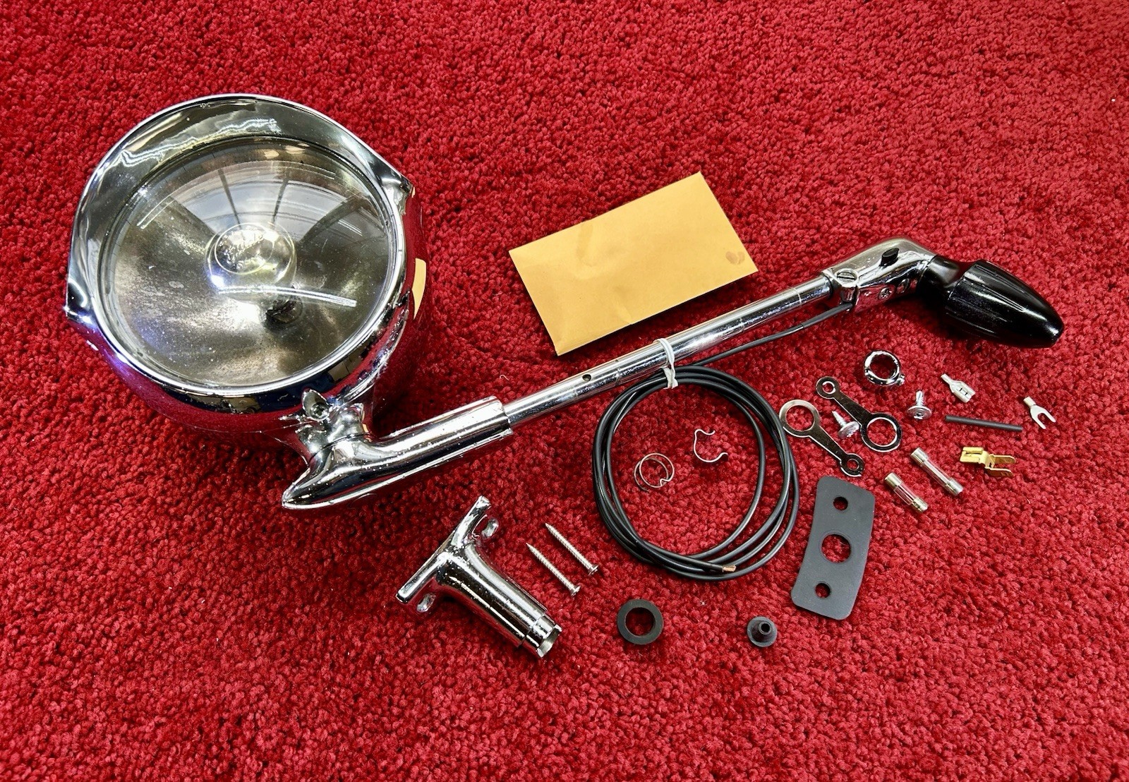 1955 - 1959 CHEVY & GMC “GUIDE” S2-55 SPOTLIGHT w/ MIRROR (OEM USED SET) A+ A+ 1955 - 1959 CHEVY & GMC “GUIDE” S2-55 SPOTLIGHT w/ MIRROR (OEM USED SET) A+ A+