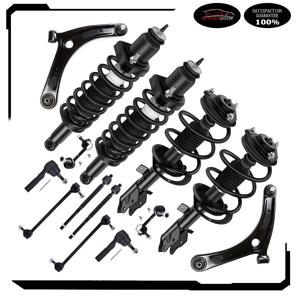 For 2007-12 Dodge Caliber Front Rear Complete Struts Control Arm Suspension Kti