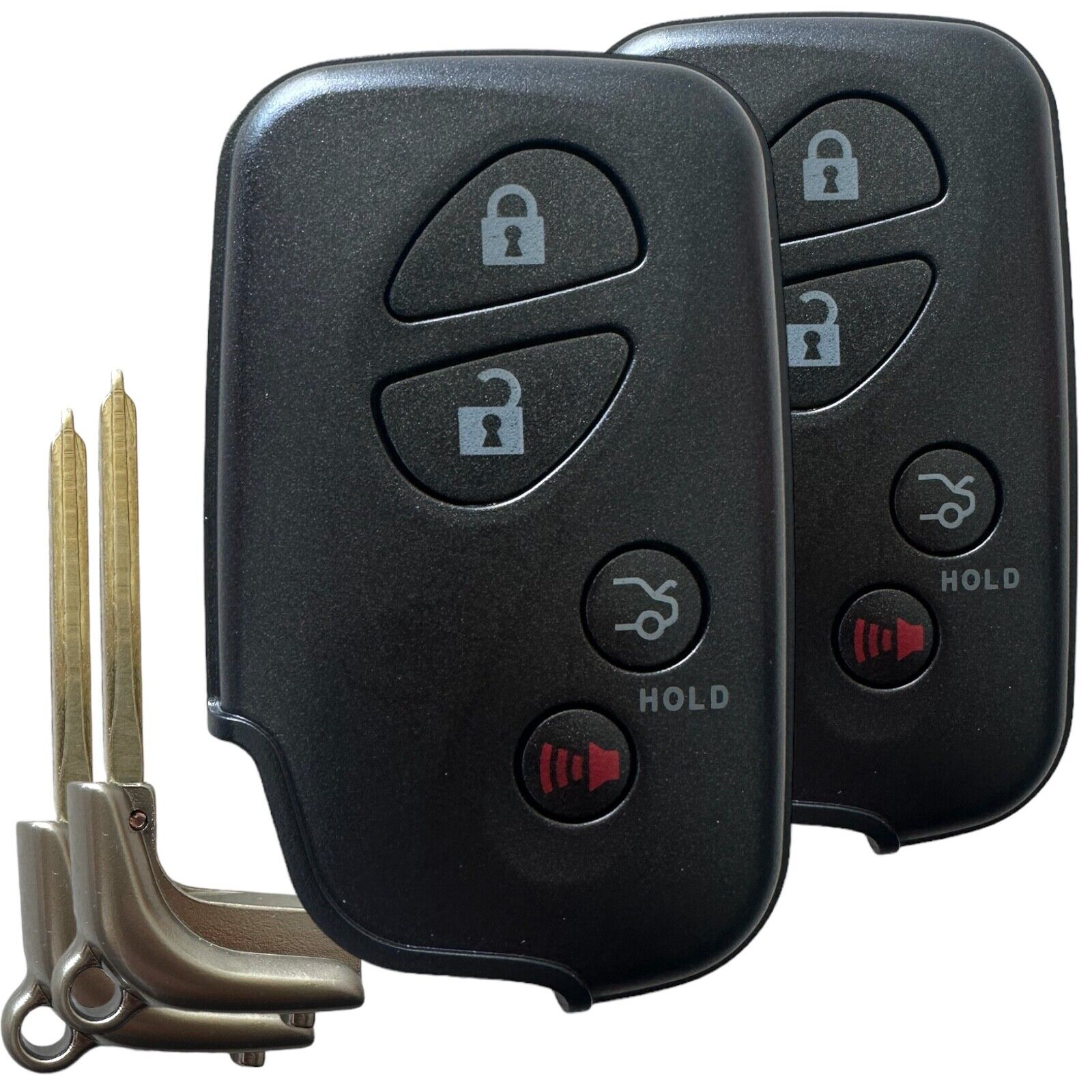 2 Remote Black 4-Button Car Key Fob for 2006 2007 2008 Lexus IS250 HYQ14AAB
