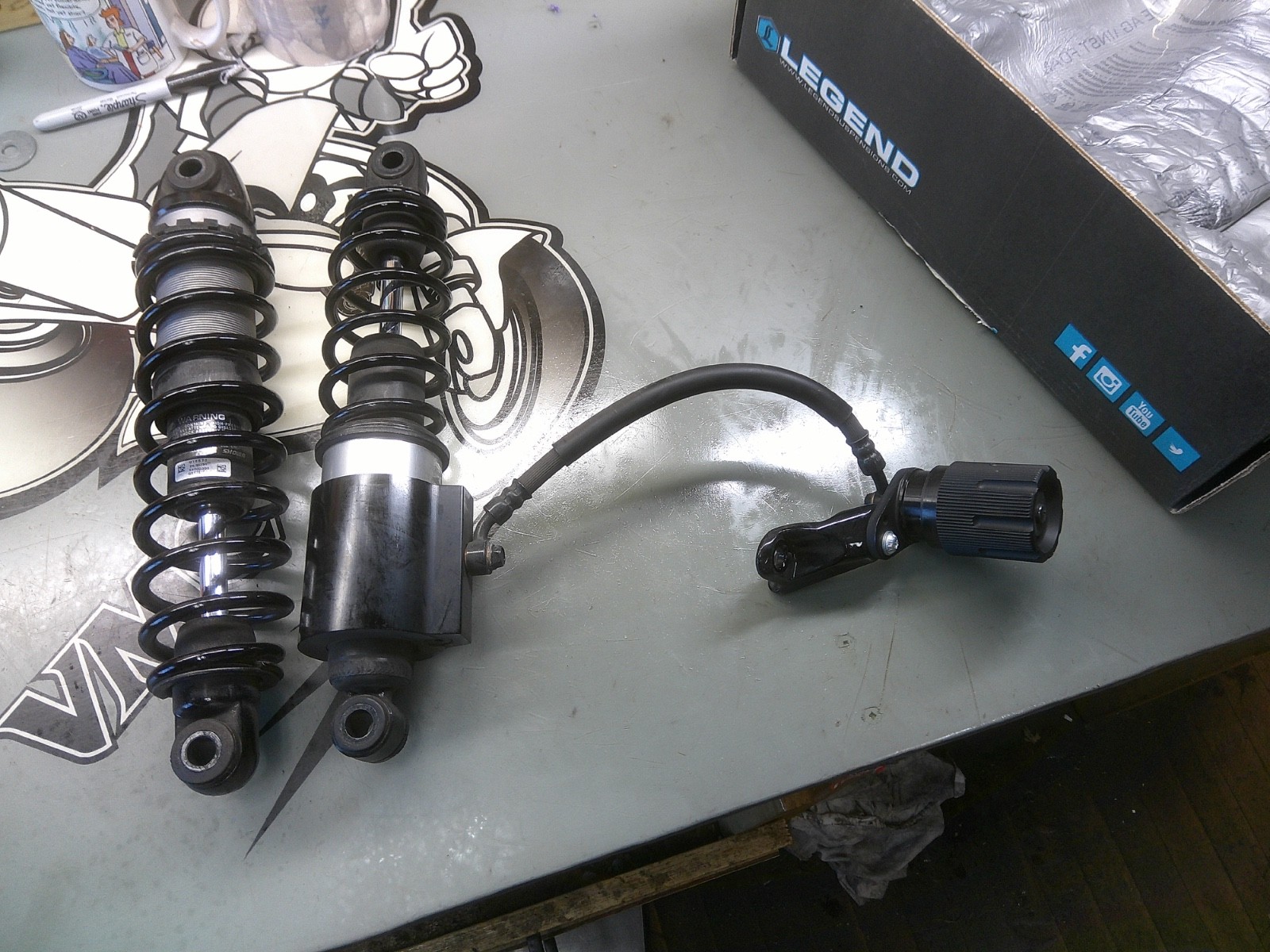 Harley 23-24 Touring CVO Street Glide and Road Glide 76MM Shocks OEM