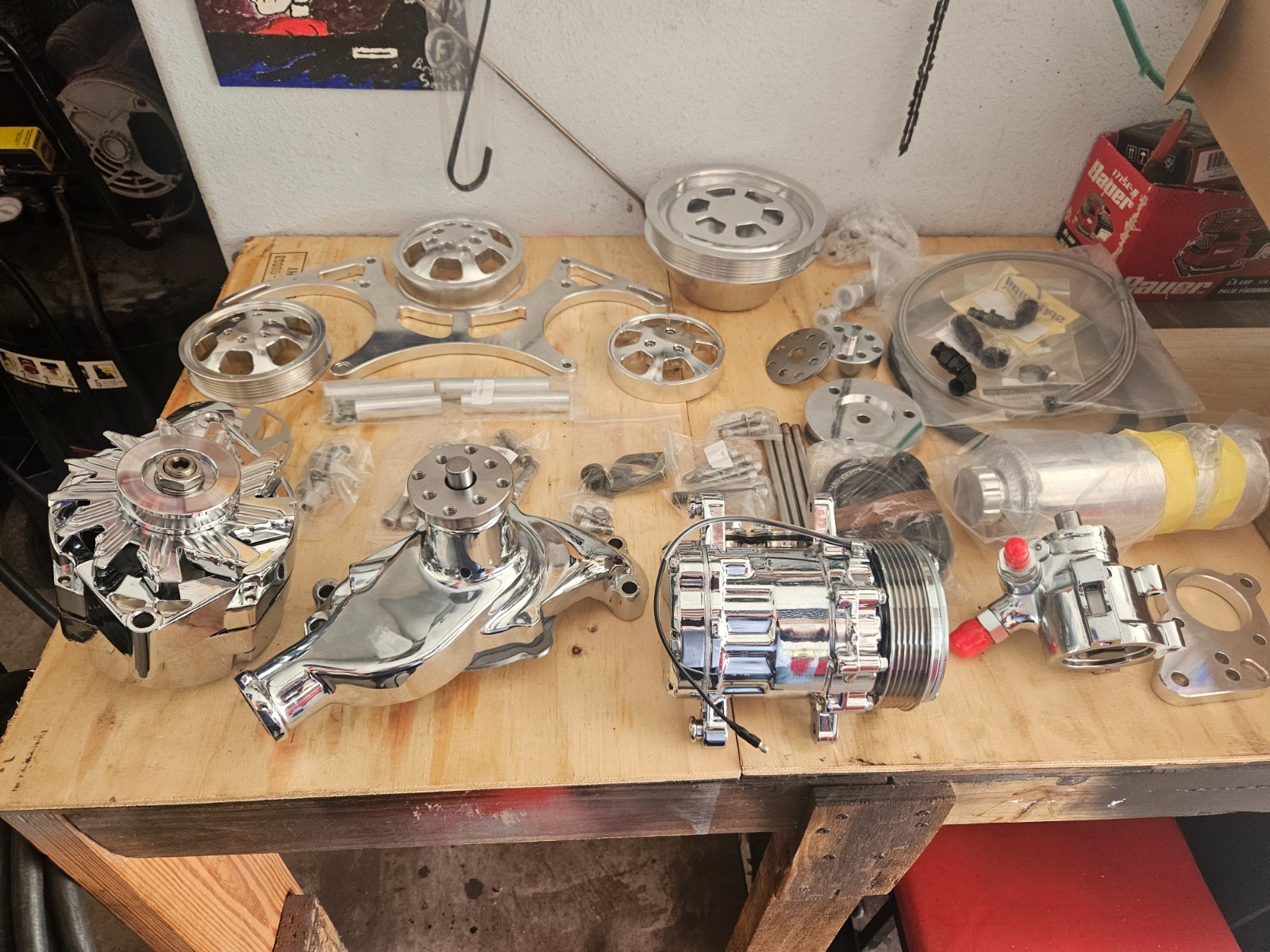 Serpentine Engine Accessory Drive System for Small Block Chevy Serpentine Engine Accessory Drive System for Small Block Chevy