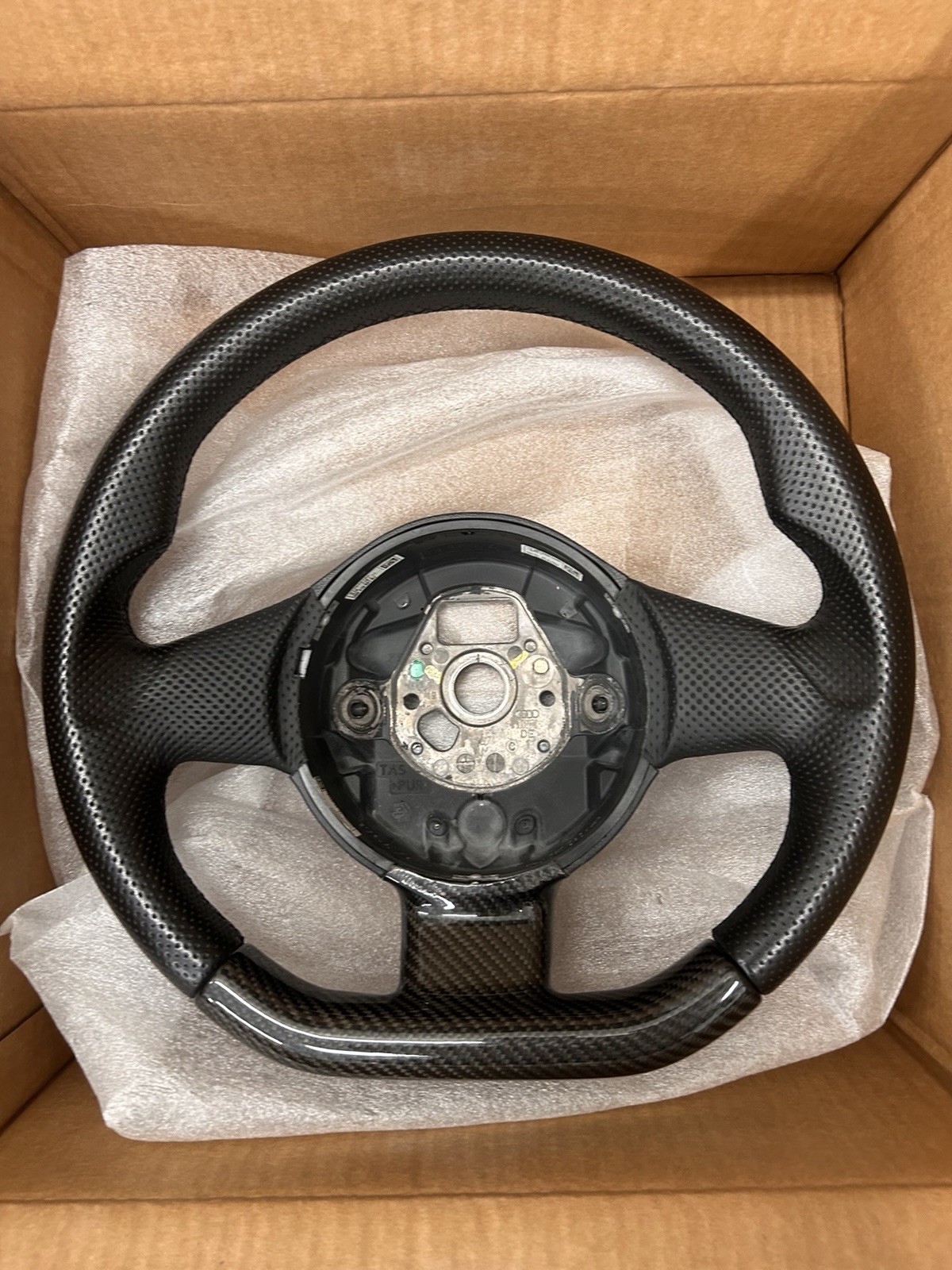 LAMBORGHINI GALLARDO LP560 SL STEERING WHEEL CARBON FIBER LEATHER OEM400419091Bj