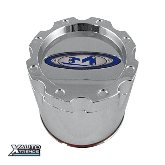 Moto Metal Chrome Push Thru Center Cap 353B136CH1 (top pops off) Moto Metal Chrome Push Thru Center Cap 353B136CH1 (top pops off)