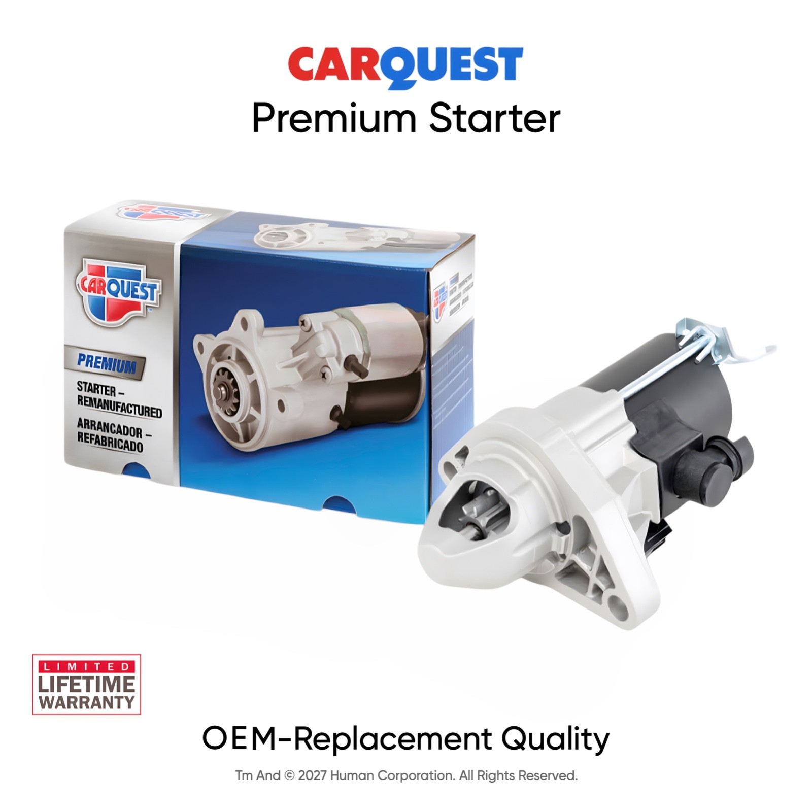 Carquest 12468S Starter for Hyundai Elantra Tucson Kona Elantra GT Veloster Kia