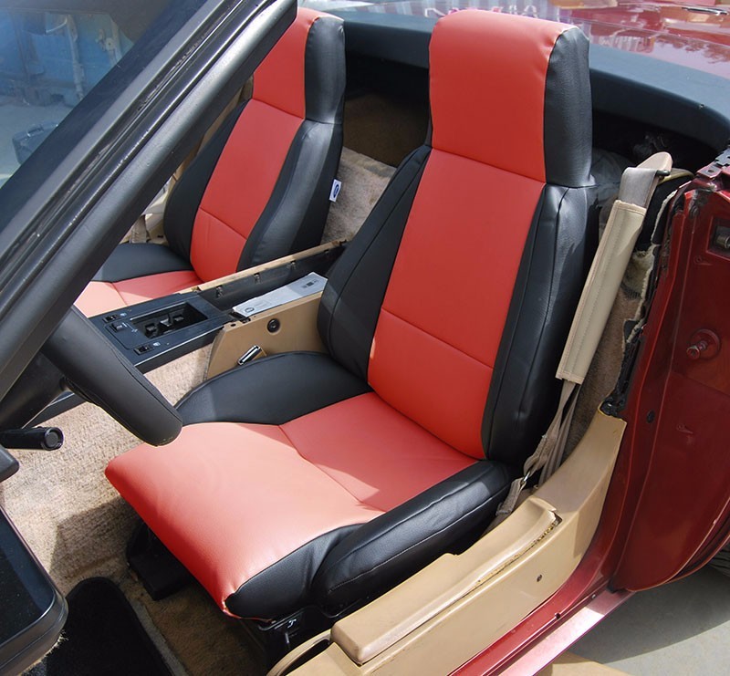 for 1984-1993 CHEVY CORVETTE C4 TYPE3 CUSTOM FIT PAIR SEAT COVERS BLACK/RED for 1984-1993 CHEVY CORVETTE C4 TYPE3 CUSTOM FIT PAIR SEAT COVERS BLACK/RED