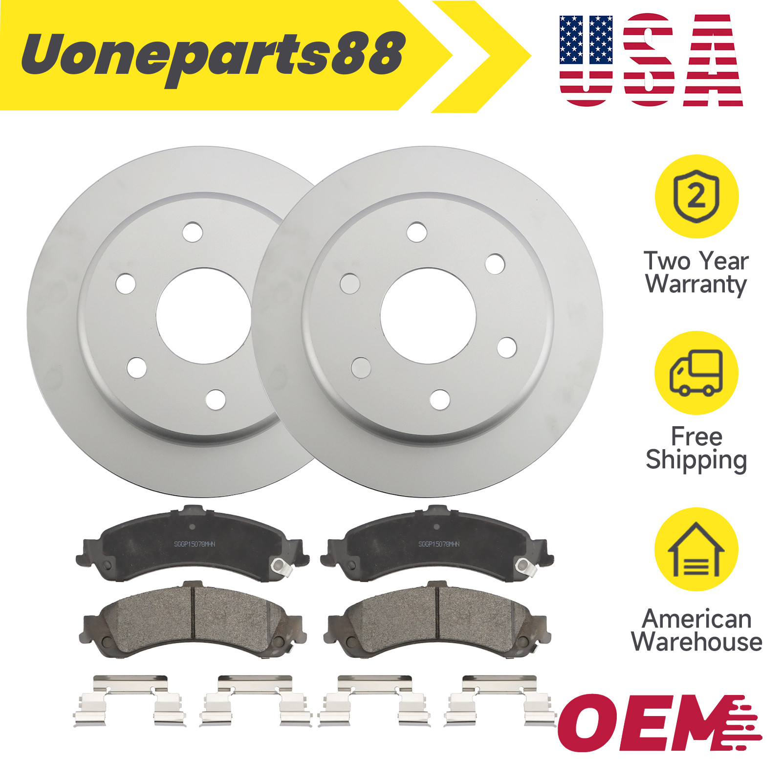 330mm Rear Disc Rotors + Ceramic Pads for Chevy Silverado 1500 Tahoe GMC Sierra 330mm Rear Disc Rotors + Ceramic Pads for Chevy Silverado 1500 Tahoe GMC Sierra