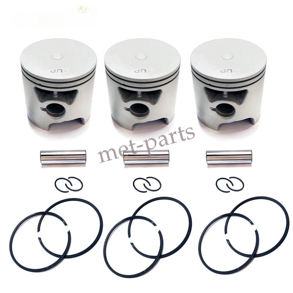 3Sets PISTON KIT STD 705-850026T1 39-831255A6 For Mercury 40/50/60HP 705-850026 3Sets PISTON KIT STD 705-850026T1 39-831255A6 For Mercury 40/50/60HP 705-850026