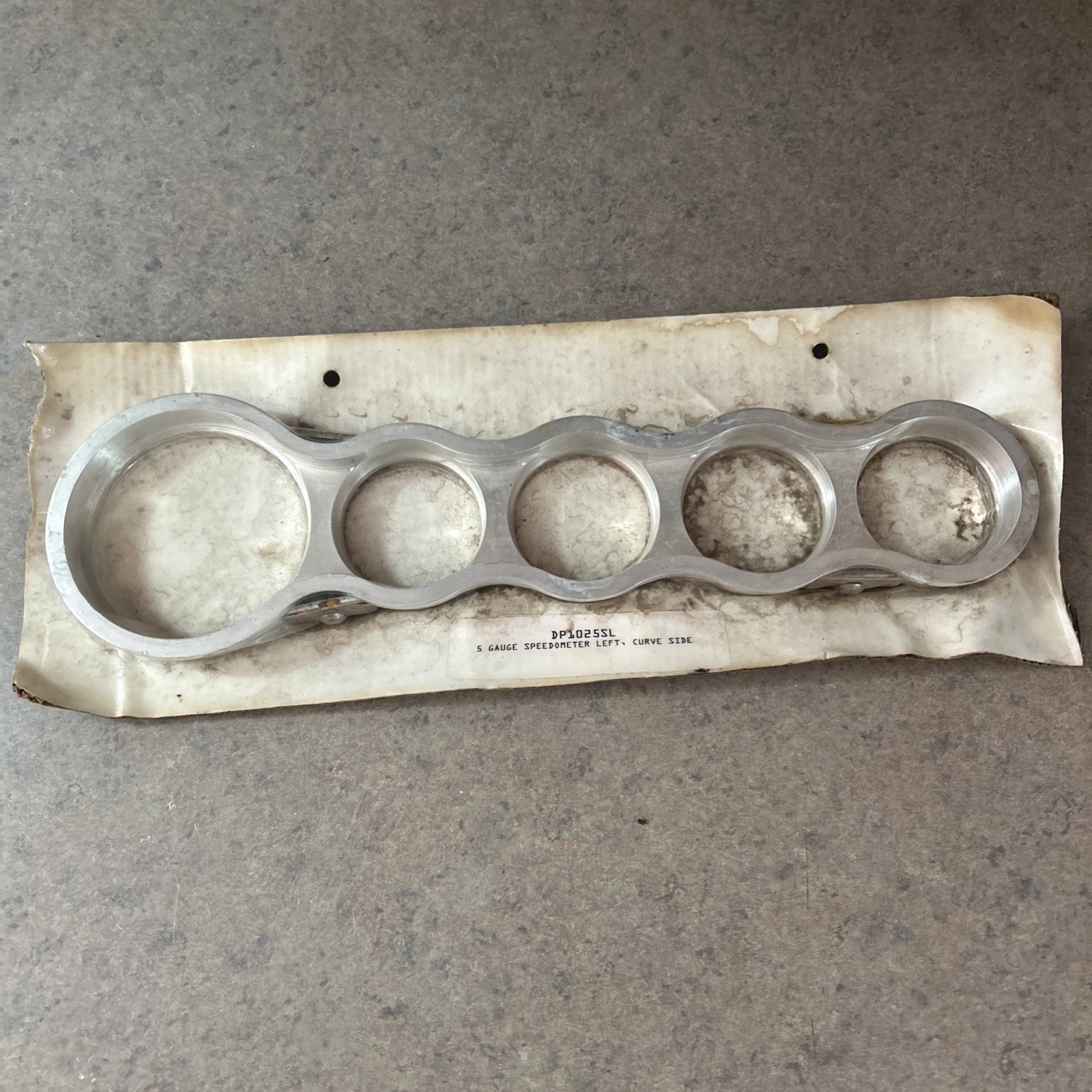 5 Guage Panel Billet Aluminum Hot Rod Vintage Rat Rod 5 Guage Panel Billet Aluminum Hot Rod Vintage Rat Rod