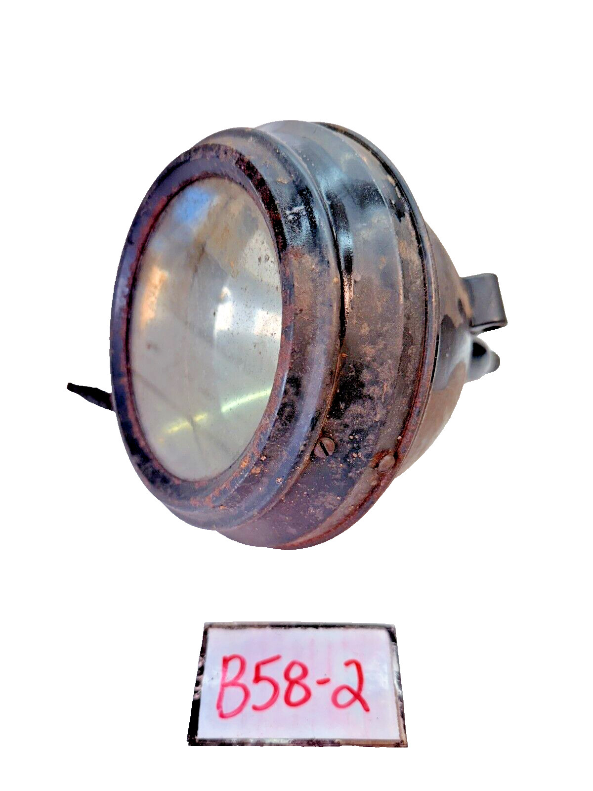 VINTAGE OLD CAR Search Light Old Sol Nitrojector Model# 100 PRE 1920\'s B58-2