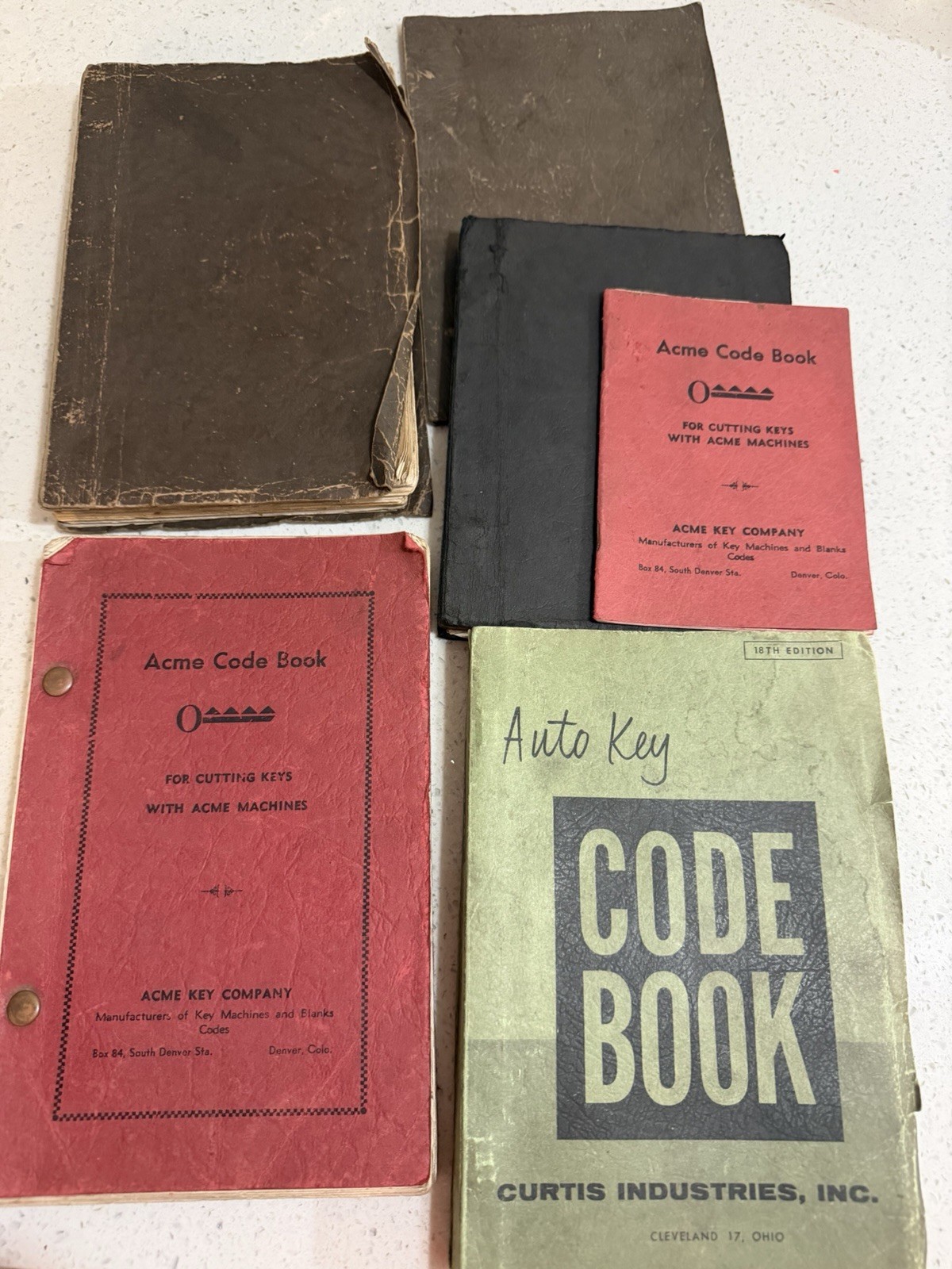 Lot Vtg Antique ACME Arrow Curtis Auto Key Code Book Rare Locksmith Lot Vtg Antique ACME Arrow Curtis Auto Key Code Book Rare Locksmith