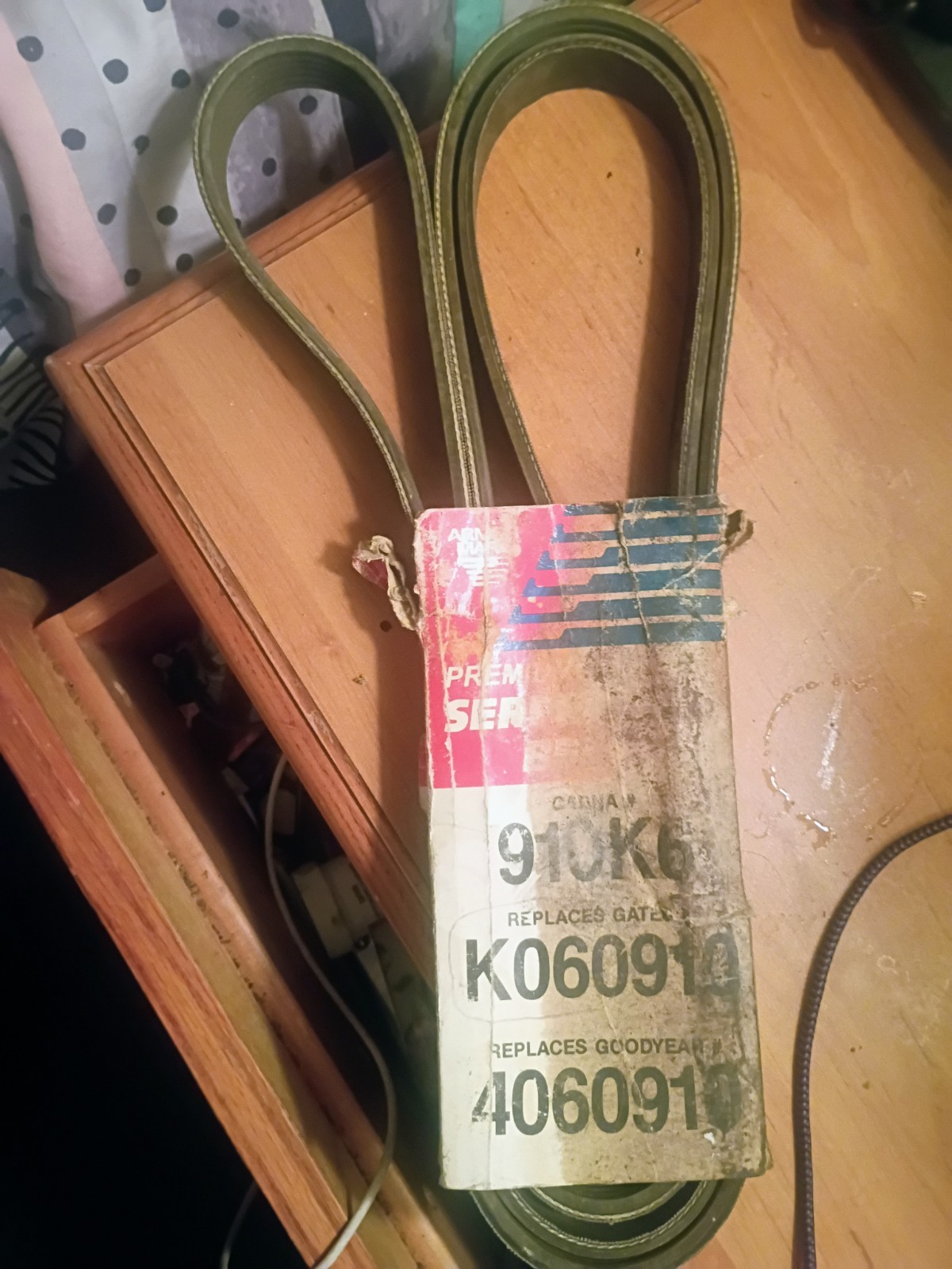 910K6, cross-referencing Gates K060910 and Goodyear/Continental 910K6, cross-referencing Gates K060910 and Goodyear/Continental