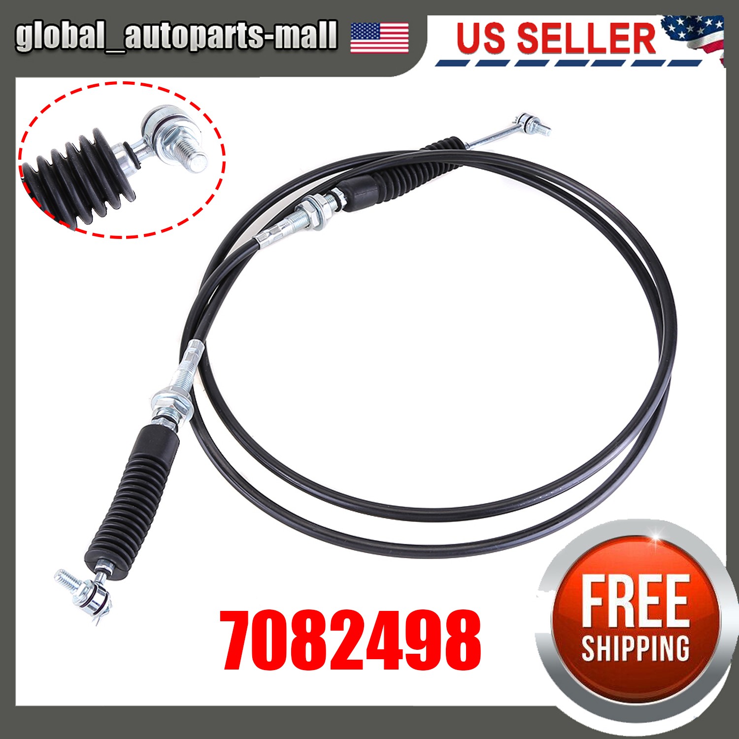 Gear Shift Cable 7082498 For Polaris 2018-2023 Ranger 1000 XP 7082285 7082376