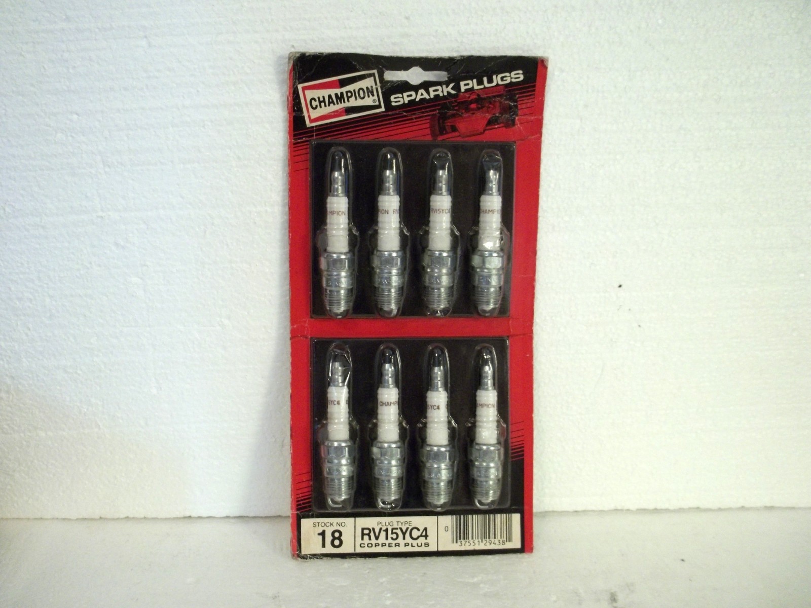 (8 pack) Champion stock # 18 Copper Plus Spark Plugs RV15YC4 (8 pack) Champion stock # 18 Copper Plus Spark Plugs RV15YC4