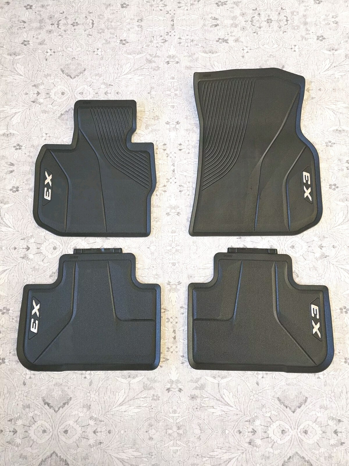 2018-2023 BMW X3 All Weather Rubber Floor Mat Set OEM 2018-2023 BMW X3 All Weather Rubber Floor Mat Set OEM