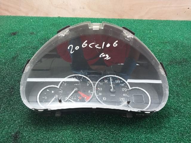 2007 Peugeot 206 CC Instrument Cluster OEM 9659729280